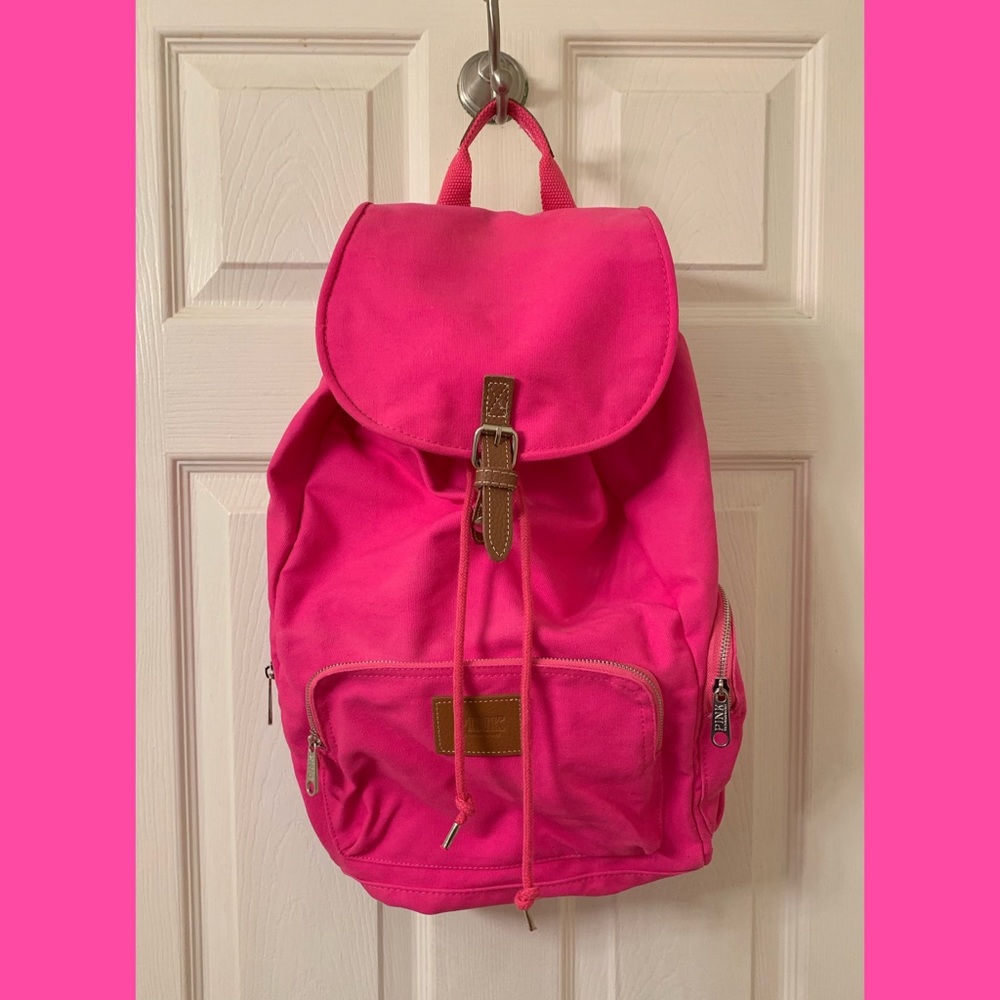 Hot Pink Victoria’s Secret Backpack